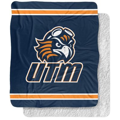 The University of Tennessee at Martin Blanket, 50"x60" Primary Logo, Silky Touch Sherpa Back Super Soft Throw Blanket