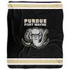 Purdue University Fort Wayne Blanket, 50"x60" Primary Logo, Silky Touch Sherpa Back Super Soft Throw Blanket view 2