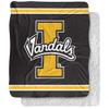 University of Idaho Blanket, 50"x60" Primary Logo, Silky Touch Sherpa Back Super Soft Throw Blanket view 1