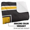 University of Idaho Blanket, 50"x60" Primary Logo, Silky Touch Sherpa Back Super Soft Throw Blanket view 3
