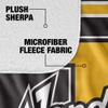 University of Idaho Blanket, 50"x60" Primary Logo, Silky Touch Sherpa Back Super Soft Throw Blanket view 4