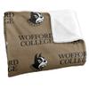Wofford College Blanket, 50"x60" Logo Pattern, Silky Touch Super Soft Throw Blanket view 3