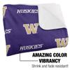 University of Washington Blanket, 50"x60" Logo Pattern, Silky Touch Sherpa Back Super Soft Throw Blanket view 3