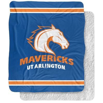 University of Texas at Arlington Blanket, 50"x60" Primary Logo, Silky Touch Sherpa Back Super Soft Throw Blanket