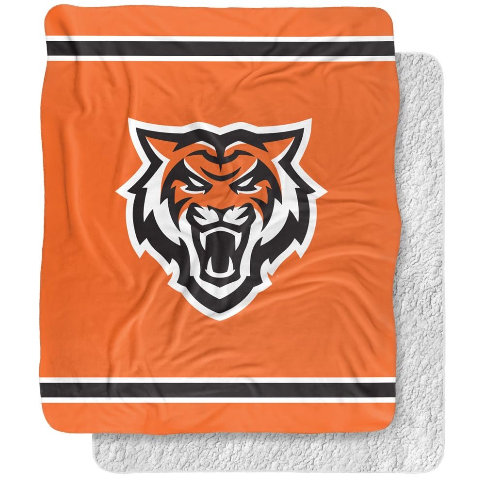 Idaho State University Blanket, 50"x60" Primary Logo, Silky Touch Sherpa Back Super Soft Throw Blanket