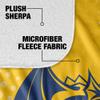 Drexel University Blanket, 50"x60" Logo Dots, Silky Touch Sherpa Back Super Soft Throw Blanket view 4