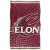 Elon University Blanket, 36"x58" Logo Dots, Silky Touch Super Soft Throw Blanket view 2