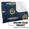 Murray State University Blanket, 50"x60" Logo Pattern, Silky Touch Sherpa Back Super Soft Throw Blanket view 3
