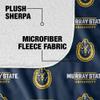 Murray State University Blanket, 50"x60" Logo Pattern, Silky Touch Sherpa Back Super Soft Throw Blanket view 4