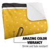 University of Idaho Blanket, 50"x60" Logo Dots, Silky Touch Sherpa Back Super Soft Throw Blanket view 3