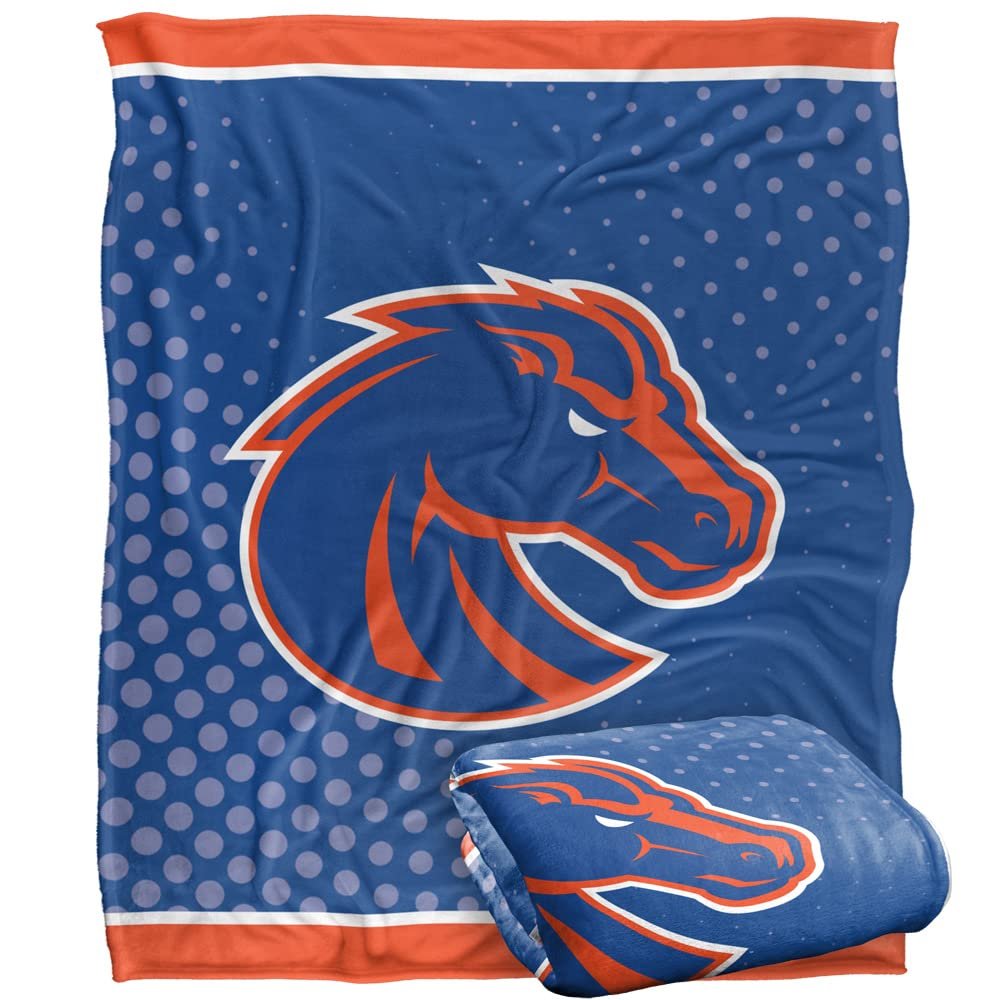 Boise State University Blanket, 50"x60" Logo Dots, Silky Touch Super Soft Throw Blanket