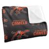 Campbell University Blanket, 50"x60" Logo Pattern, Silky Touch Super Soft Throw Blanket view 3
