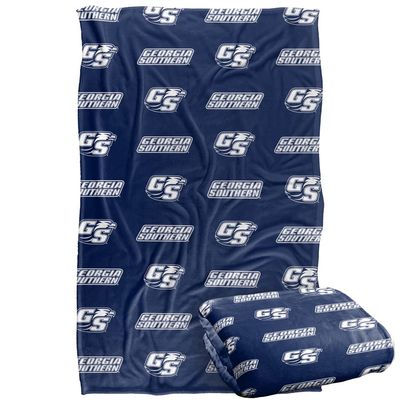 Georgia Southern University Blanket, 36"x58" Logo Pattern, Silky Touch Super Soft Throw Blanket