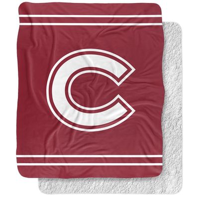 Colgate University Blanket, 50"x60" Primary Logo, Silky Touch Sherpa Back Super Soft Throw Blanket