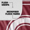 Colgate University Blanket, 50"x60" Primary Logo, Silky Touch Sherpa Back Super Soft Throw Blanket view 4