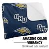 Oral Roberts University Blanket, 50"x60" Logo Pattern, Silky Touch Sherpa Back Super Soft Throw Blanket view 3