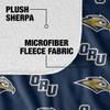 Oral Roberts University Blanket, 50"x60" Logo Pattern, Silky Touch Sherpa Back Super Soft Throw Blanket view 4