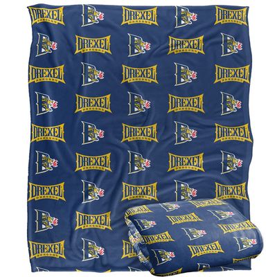 Drexel University Blanket, 50"x60" Logo Pattern, Silky Touch Super Soft Throw Blanket