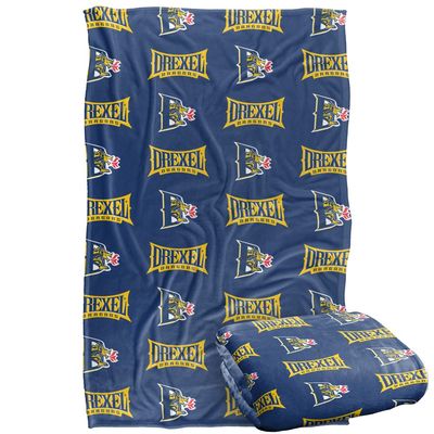 Drexel University Blanket, 36"x58" Logo Pattern, Silky Touch Super Soft Throw Blanket