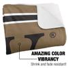 Wofford College Blanket, 50"x60" Primary Logo, Silky Touch Sherpa Back Super Soft Throw Blanket view 3