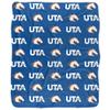 University of Texas at Arlington Blanket, 50"x60" Logo Pattern, Silky Touch Sherpa Back Super Soft Throw Blanket view 2