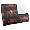 Campbell University Blanket, 36"x58" Logo Pattern, Silky Touch Super Soft Throw Blanket view 3