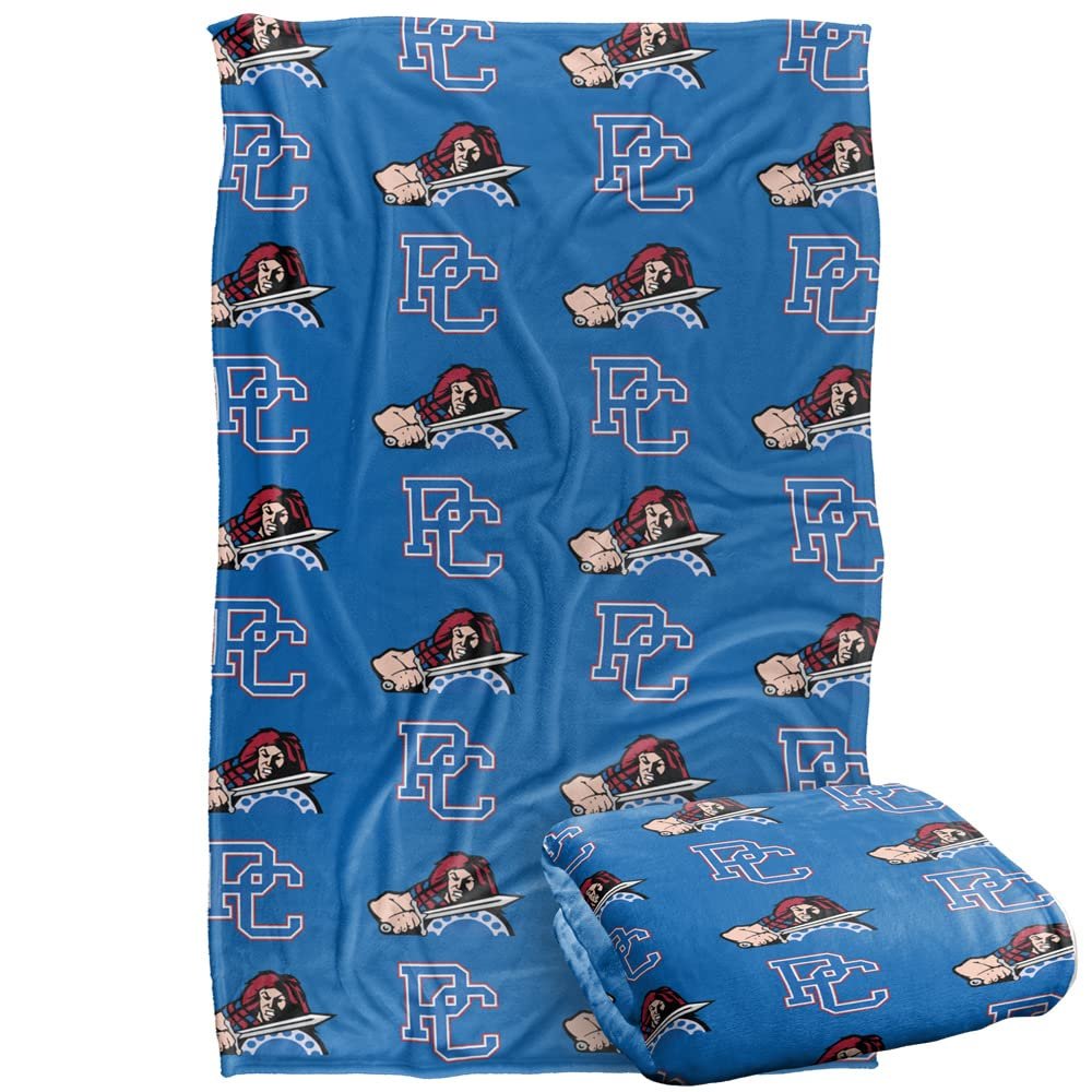 Presbyterian College Blanket, 36"x58" Logo Pattern, Silky Touch Super Soft Throw Blanket