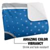 University of New Orleans Blanket, 50"x60" Logo Dots, Silky Touch Sherpa Back Super Soft Throw Blanket view 3