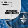 University of New Orleans Blanket, 50"x60" Logo Dots, Silky Touch Sherpa Back Super Soft Throw Blanket view 4