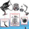 Fishdrops Surf Spinning Reel, Size 10000 12000 Saltwater Fishing Reels, Full Metal Frame 31 LBs Max Drag, 10+1 Stainless BB Ultra Smooth Powerful, High Capacity Long Casting Spinning Reels view 4