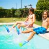 Prsca Kids Swim Fins,Short Youth Fins Swimming Flippers,Swim Training Fins for Lap Swimming,for Children Girls Boys Beginners view 3