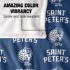 Saint Peters University Blanket, 50"x60" Logo Pattern, Silky Touch Super Soft Throw Blanket view 4