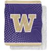 University of Washington Blanket, 50"x60" Logo Dots, Silky Touch Sherpa Back Super Soft Throw Blanket view 1