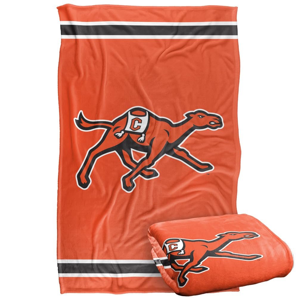Campbell University Blanket, 36"x58" Primary Logo, Silky Touch Super Soft Throw Blanket