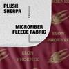 Elon University Blanket, 50"x60" Logo Pattern, Silky Touch Sherpa Back Super Soft Throw Blanket view 4