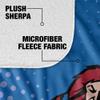 Presbyterian College Blanket, 50"x60" Logo Dots, Silky Touch Sherpa Back Super Soft Throw Blanket view 4