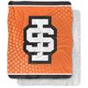 Idaho State University Blanket, 50"x60" Logo Dots, Silky Touch Sherpa Back Super Soft Throw Blanket view 1