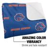 Boise State University Blanket, 50"x60" Logo Pattern, Silky Touch Sherpa Back Super Soft Throw Blanket view 3
