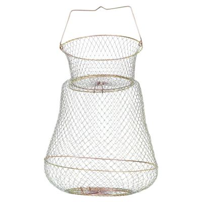 INOOMP Fishing Accessories Fishing Accessories Fishing Accessories Metal Net Fish Basket Steel Wire Fishing Cages Fish Cage Accessory Fishing Tool Fishing Tackle Fishing Tackle