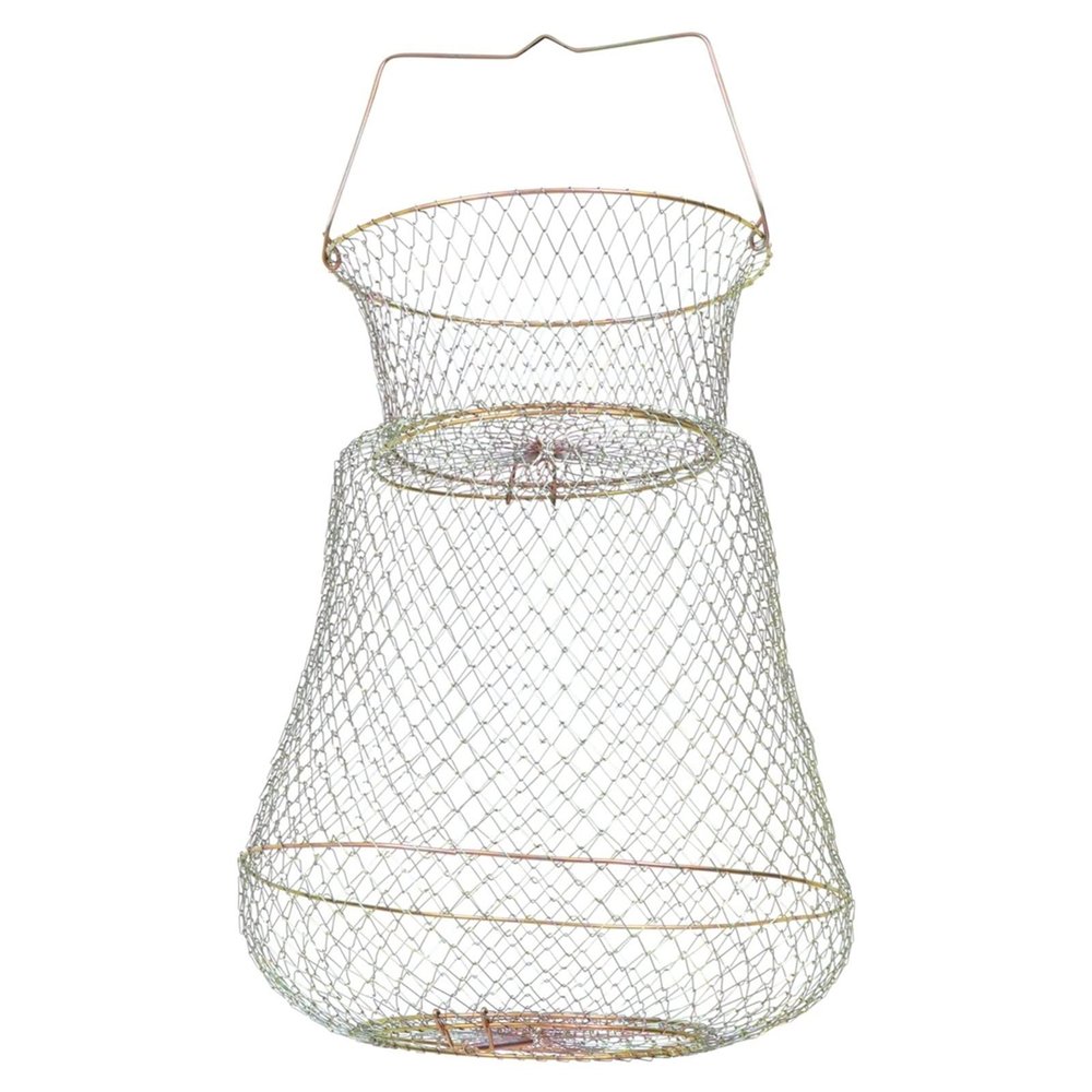 INOOMP Fishing Accessories Fishing Accessories Fishing Accessories Metal Net Fish Basket Steel Wire Fishing Cages Fish Cage Accessory Fishing Tool Fishing Tackle Fishing Tackle