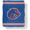 Boise State University Blanket, 50"x60" Primary Logo, Silky Touch Sherpa Back Super Soft Throw Blanket
