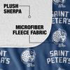 Saint Peters University Blanket, 50"x60" Logo Pattern, Silky Touch Sherpa Back Super Soft Throw Blanket view 4