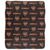 Idaho State University Blanket, 50"x60" Logo Pattern, Silky Touch Sherpa Back Super Soft Throw Blanket view 2
