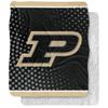 Purdue University Blanket, 50"x60" Logo Dots, Silky Touch Sherpa Back Super Soft Throw Blanket view 1