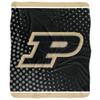 Purdue University Blanket, 50"x60" Logo Dots, Silky Touch Sherpa Back Super Soft Throw Blanket view 2