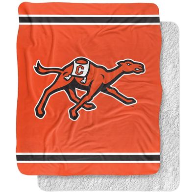 Campbell University Blanket, 50"x60" Primary Logo, Silky Touch Sherpa Back Super Soft Throw Blanket