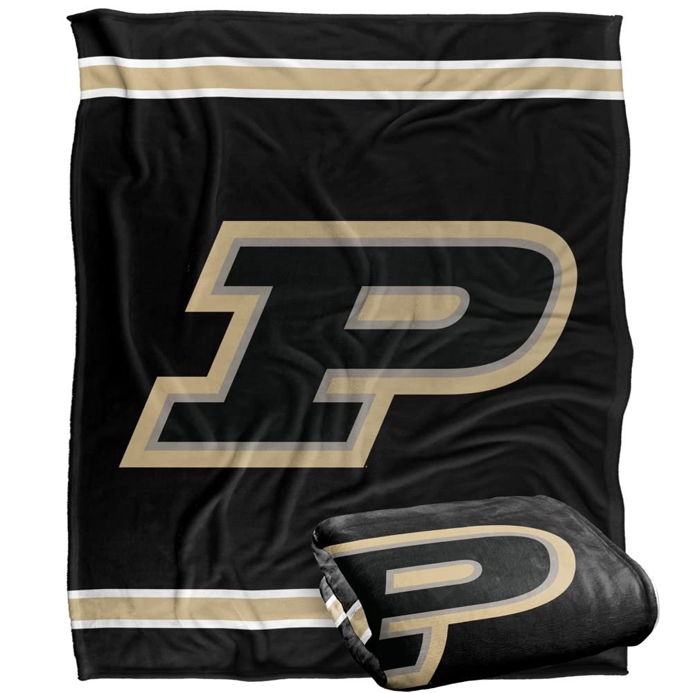 Purdue University Blanket, 50"x60" Primary Logo, Silky Touch Super Soft Throw Blanket