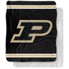 Purdue University Blanket, 50"x60" Primary Logo, Silky Touch Sherpa Back Super Soft Throw Blanket view 1