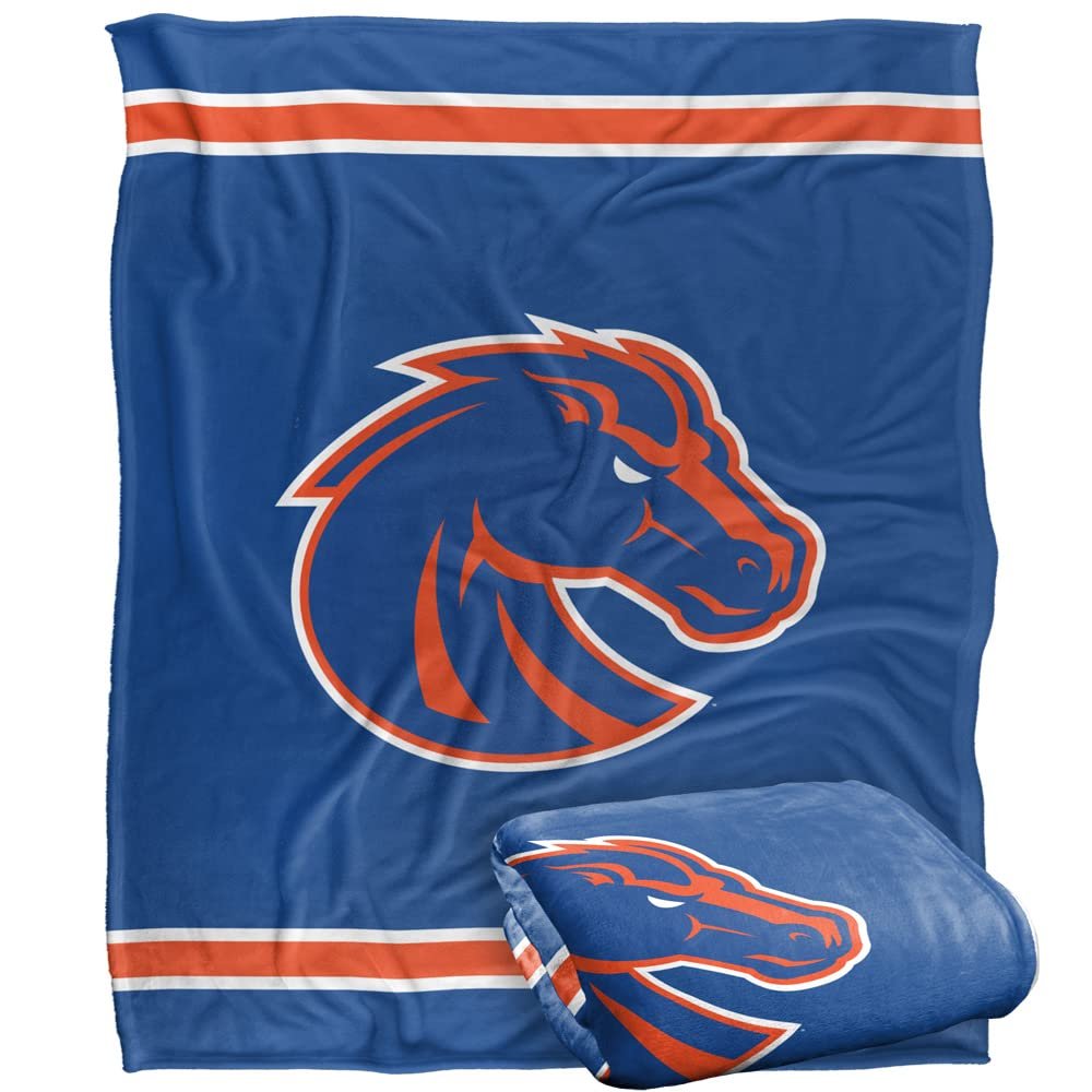 Boise State University Blanket, 50"x60" Primary Logo, Silky Touch Super Soft Throw Blanket