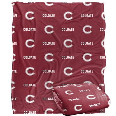 Colgate University Blanket, 50"x60" Logo Pattern, Silky Touch Super Soft Throw Blanket
